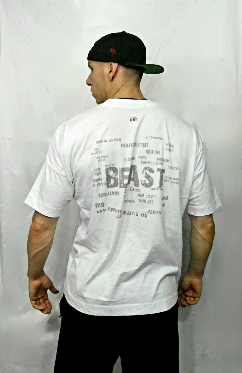 T-shirt da palestra oversize Man Active x Beast