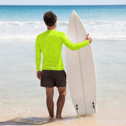 RIP Florescent Yellow Men's Rash Guard