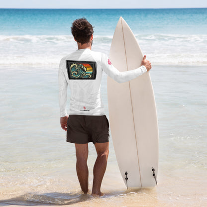 Lion White Men's Rash Guard