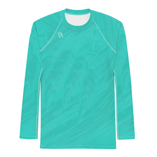 RIP Turquoise Blue Men's Rash Guard