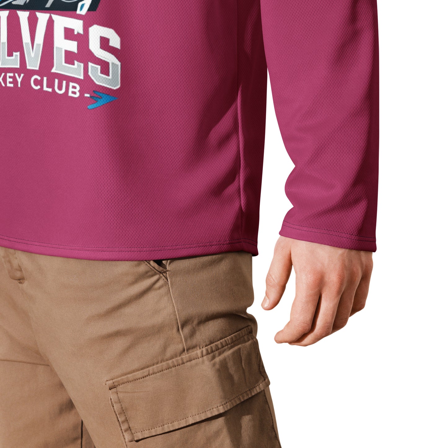 Wolves Hockey Club Recycled hockey fan jersey