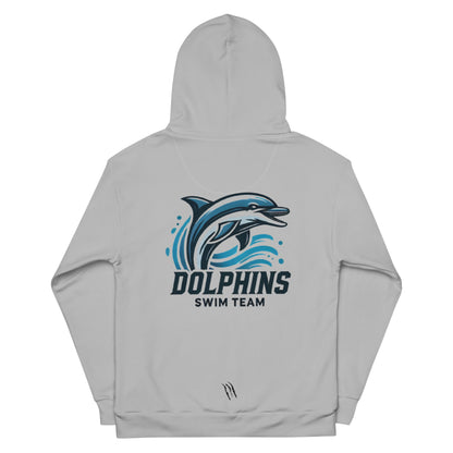 Dolphins Swim Team Unisex Hoodie