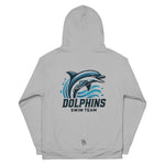 Dolphins Swim Team Unisex Hoodie