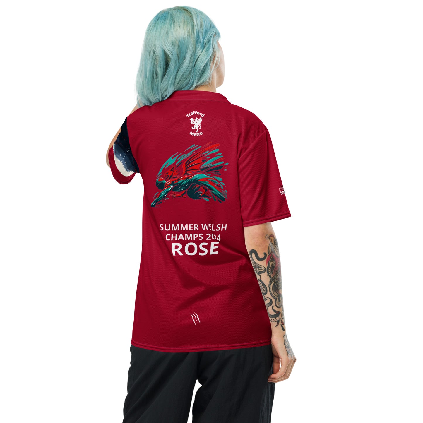 Recycled unisex sports jersey ROSE TRAFFORD METRO Summer champs 2024