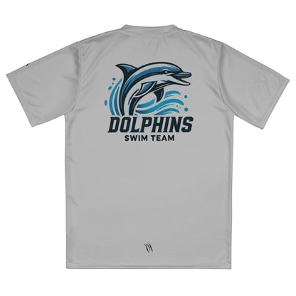 Dolphins Swim Team Recycled unisex sports jersey