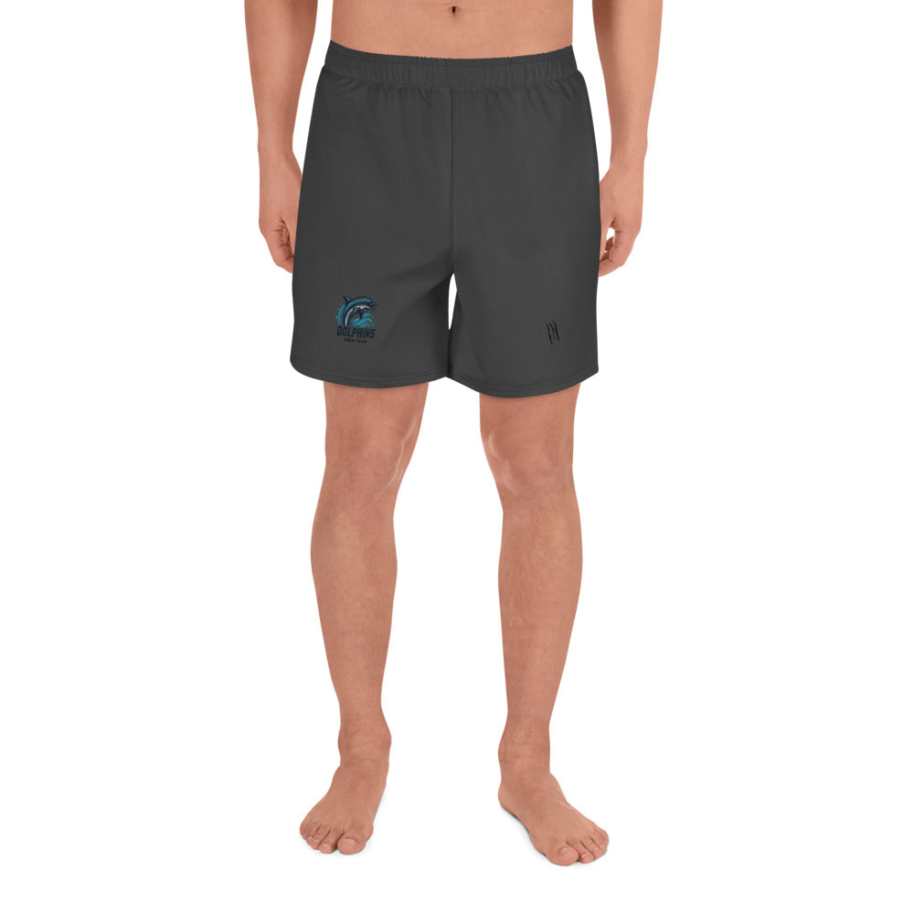 Dolphins Swim Team Unisex Athletic Long Shorts