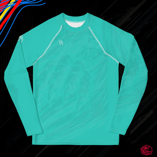 RIP Turquoise Blue Youth Rash Guard – UPF 50+ Protection for Active Kids