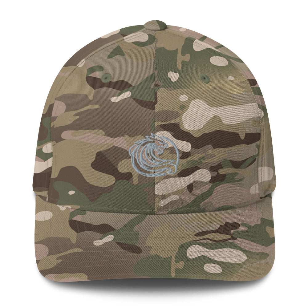 Wavebound Lion Structured Twill Cap – Sleek Fit with Athletic Design