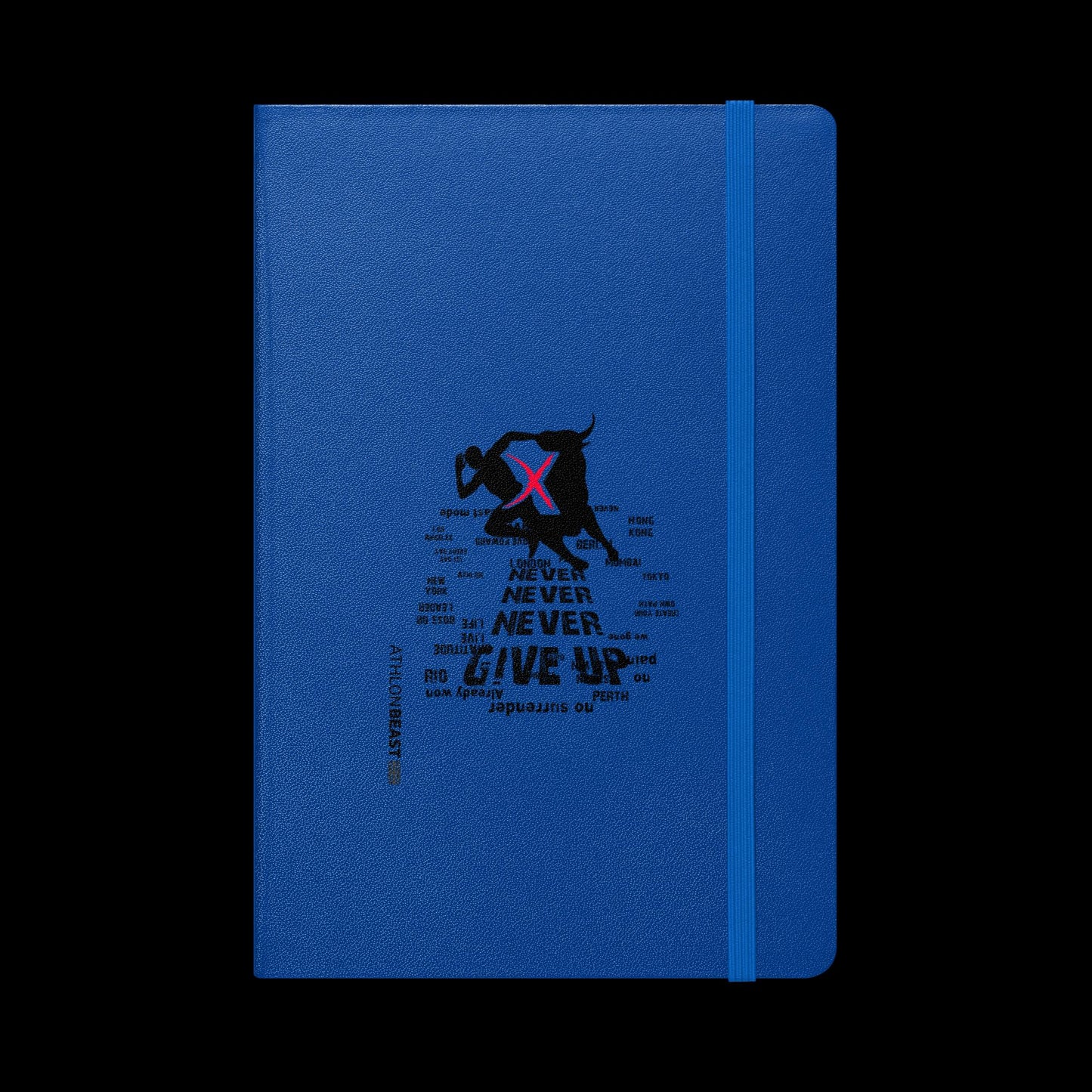 Never Give up Hardcover bound notebook