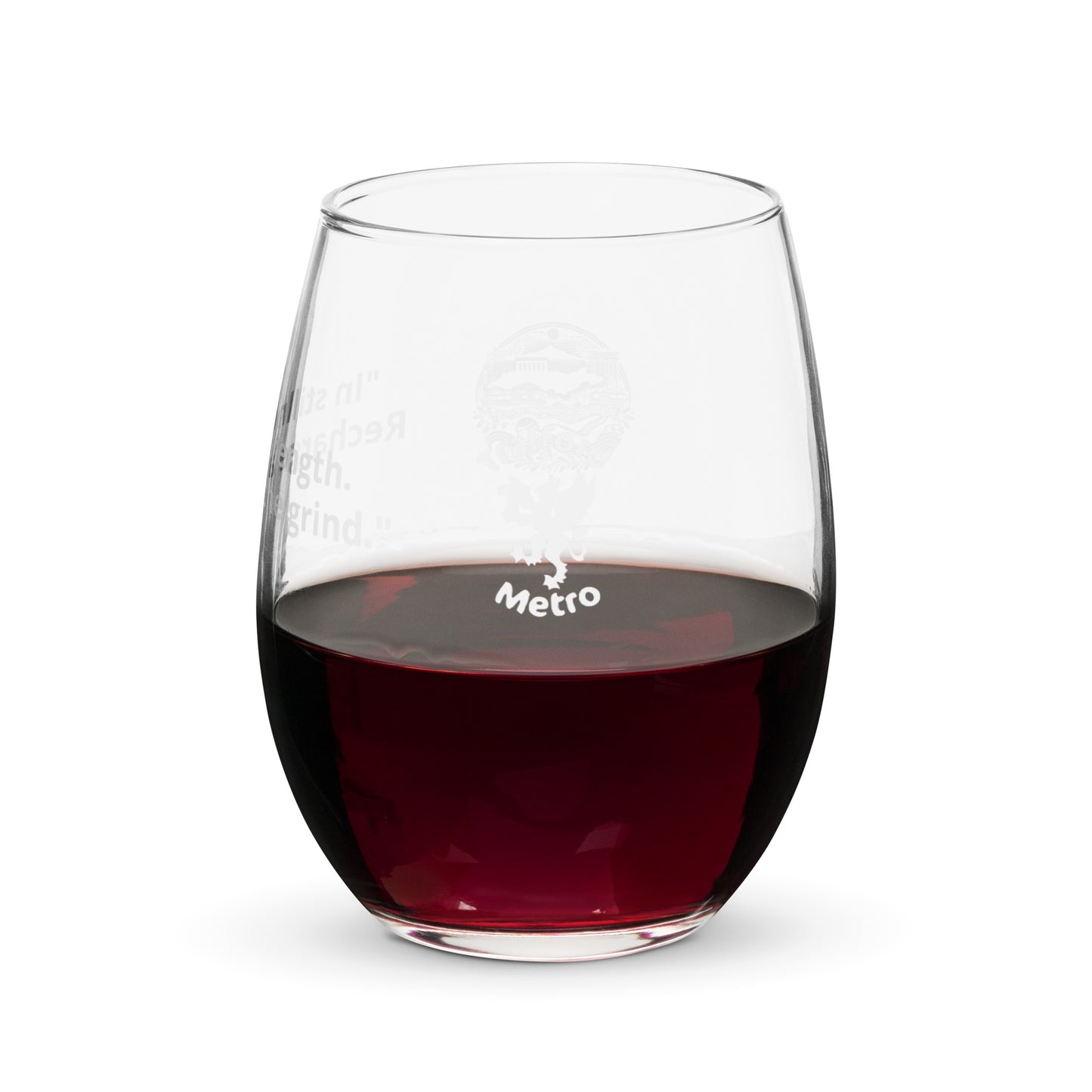 Trafford Metro Crete Stemless wine glass