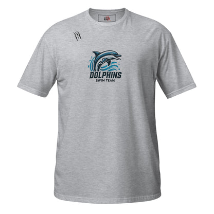 Dolphins Swim Team Short-Sleeve Unisex T-Shirt