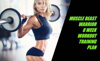 No 1 MUSCLE BEAST WARRIOR FIT ONLINE TRAINING WORKOUT PLAN / PROGRAMME - 8 weeks