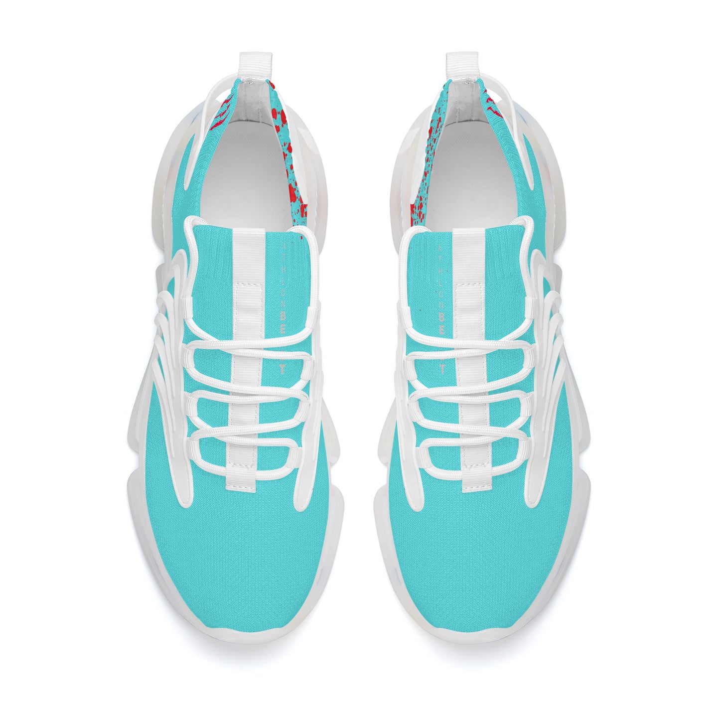 PUMP N FLY Reacts Trainers - White/Turquoise