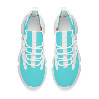 PUMP N FLY Reacts Trainers - White/Turquoise