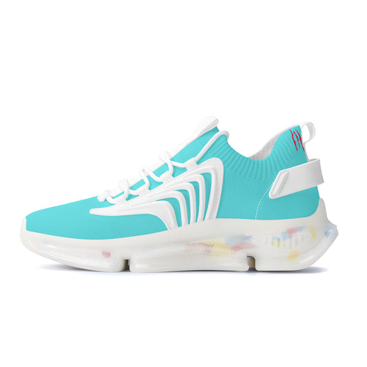 PUMP N FLY Reacts Trainers - White/Turquoise