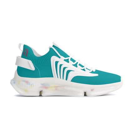 PUMP N FLY Reacts Trainers - White/Deep Turquois