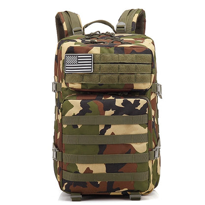 50L Camo Military Tactical Backpack for Beast- Molle Design, Waterproof, Perfect for Hunting, Trekking, and Bug Out Situations