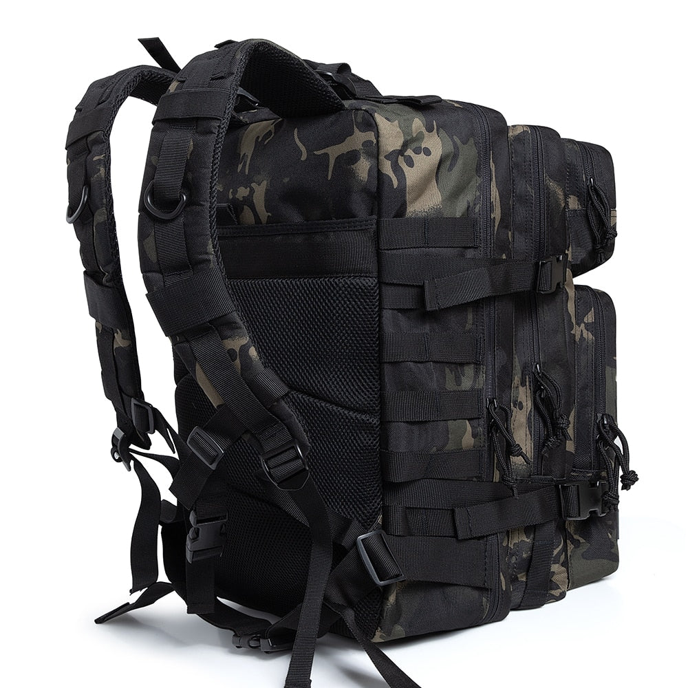 50L Camo Military Tactical Backpack for Beast- Molle Design, Waterproof, Perfect for Hunting, Trekking, and Bug Out Situations