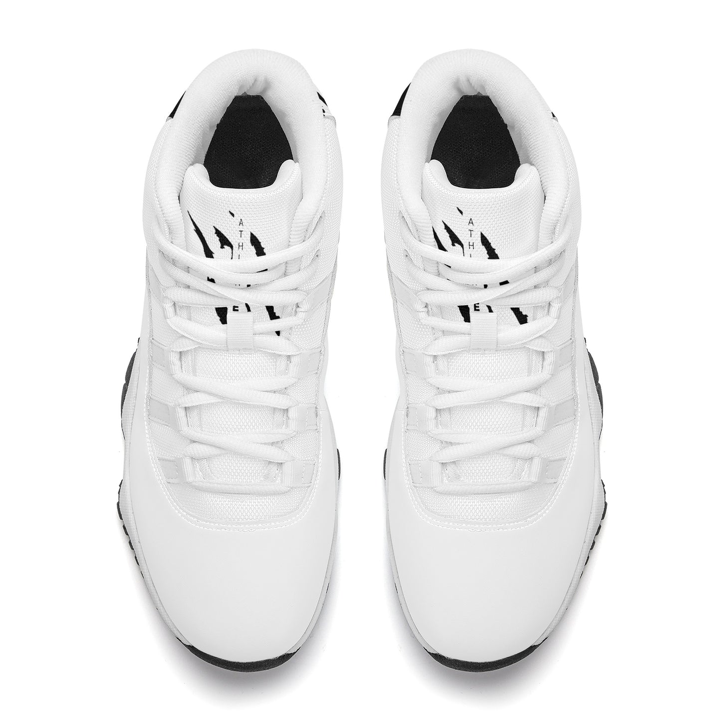 High Top FLY Retro Trainers- White