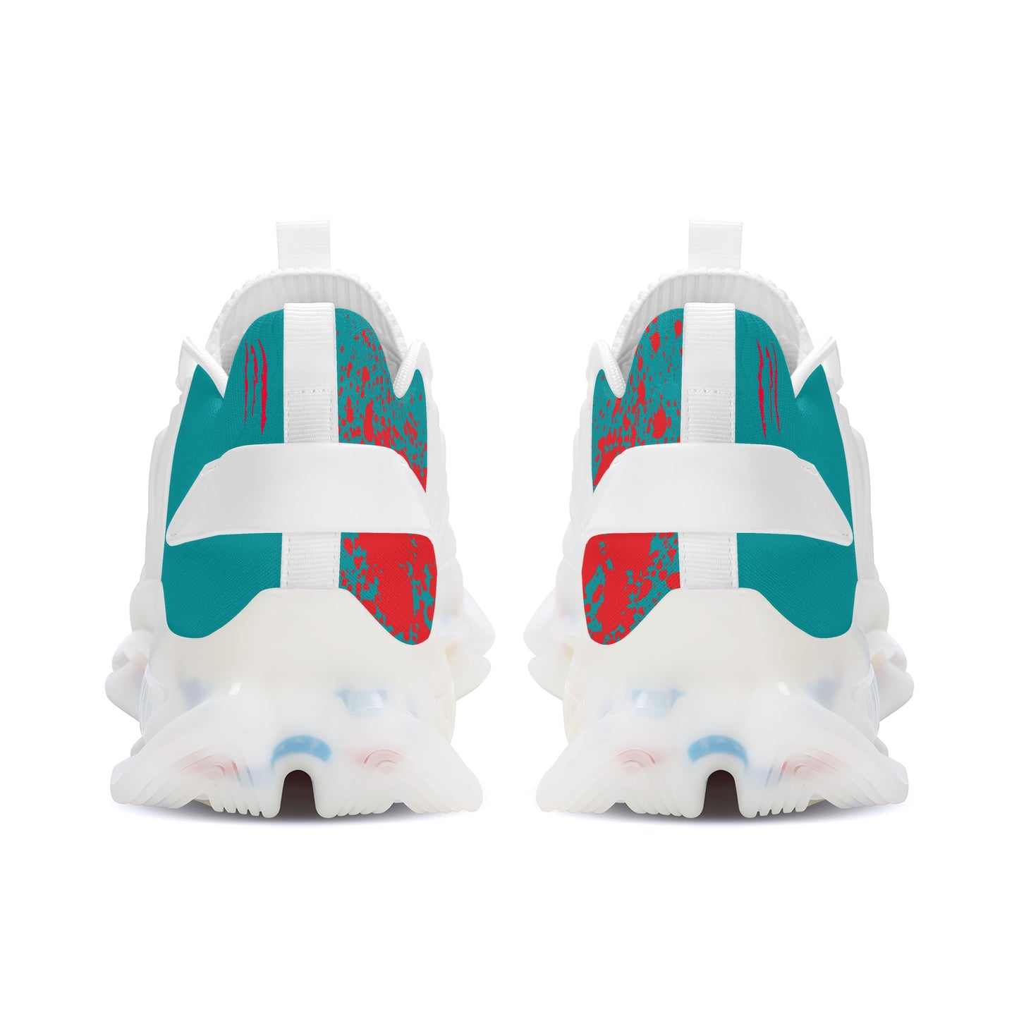 PUMP N FLY Reacts Trainers - White/Deep Turquois