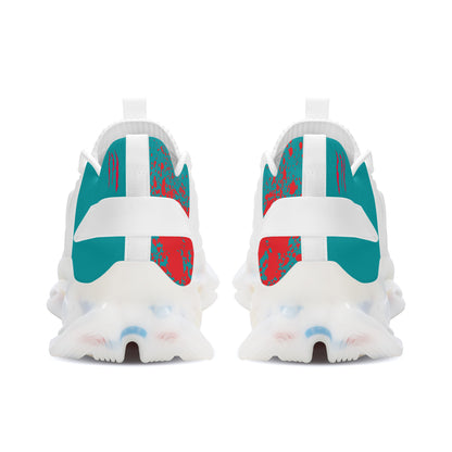 PUMP N FLY Reacts Trainers - White/Deep Turquois