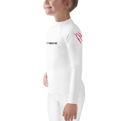 AxB White Kids Rash Guard / Vest