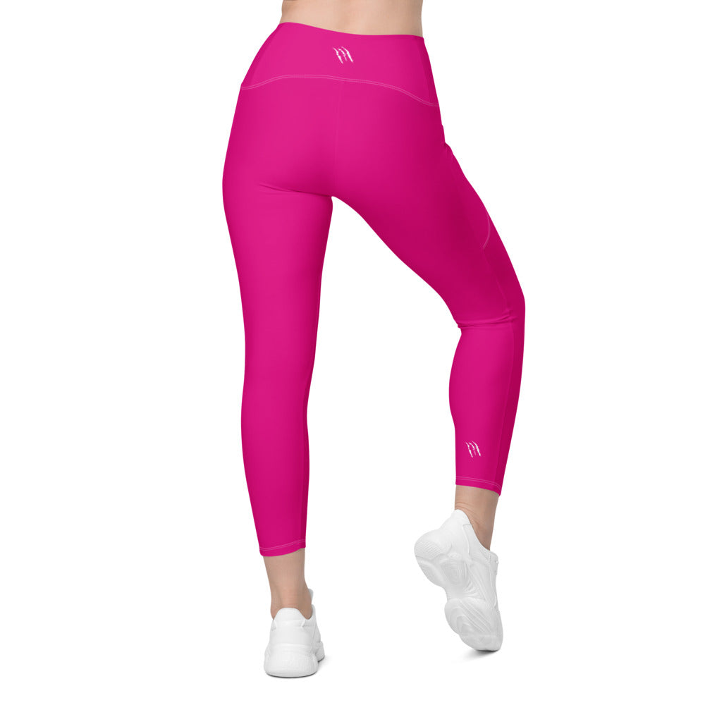 Scratch VIOLET PINK Leggings with pockets