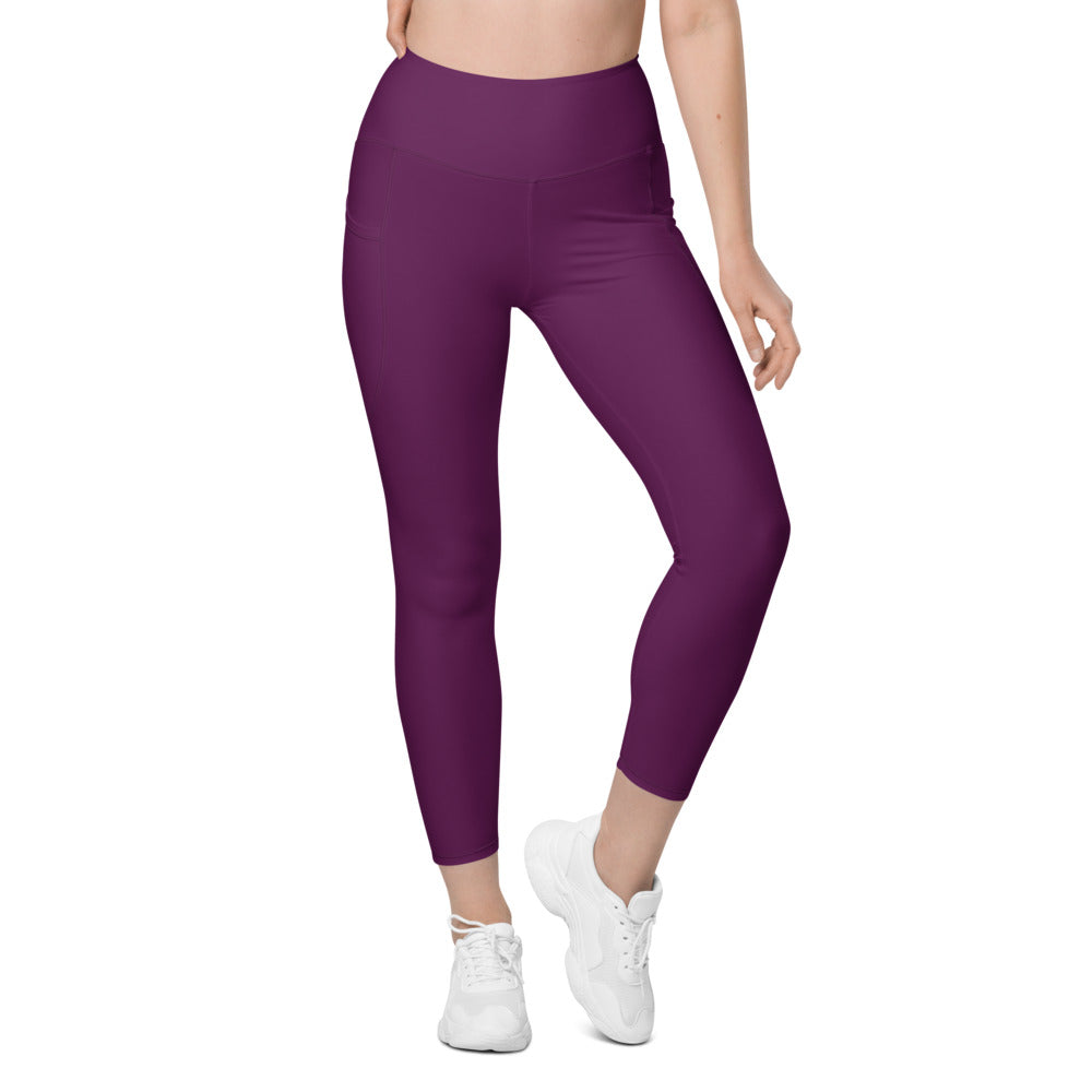 Scratch PURPLE Leggings with pockets