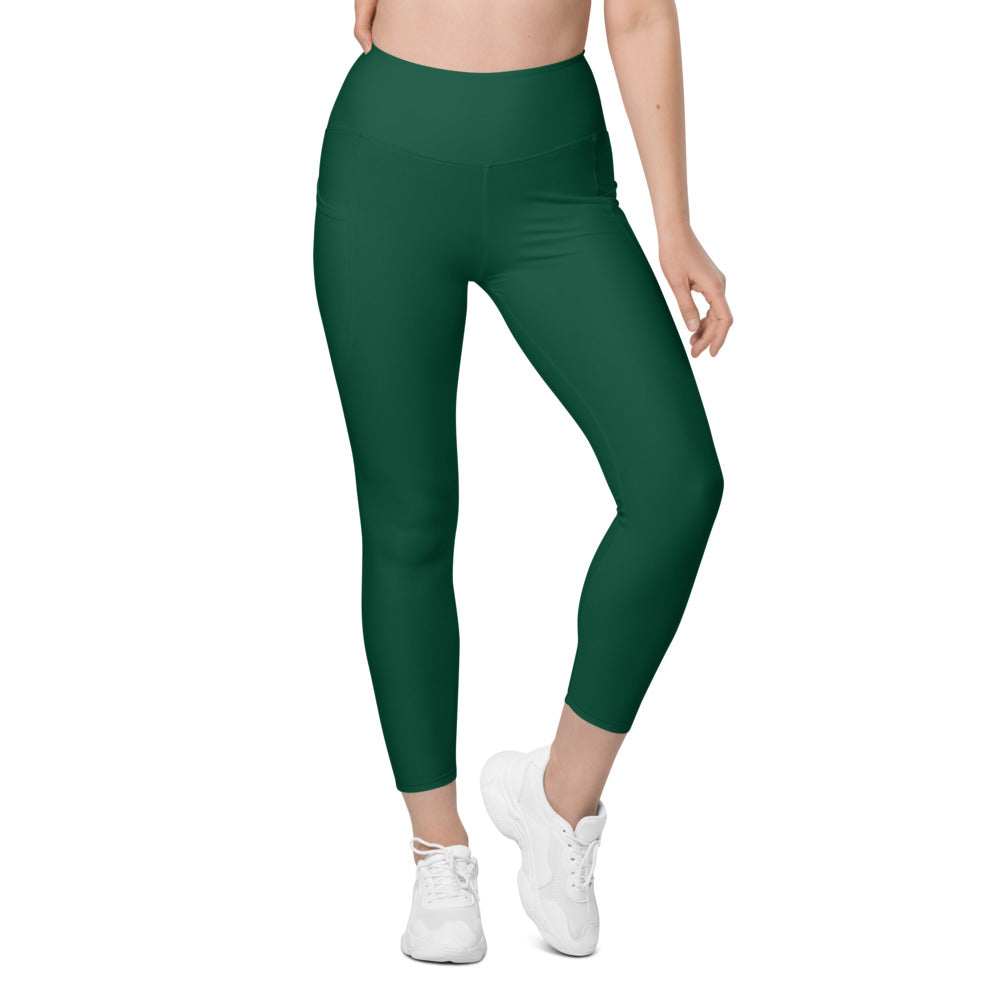 Scratch RACER GREEN Leggings with pockets