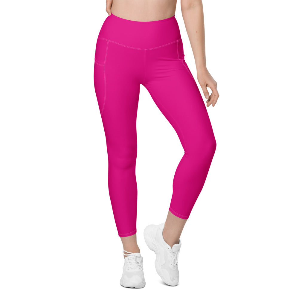 Scratch VIOLET PINK Leggings with pockets