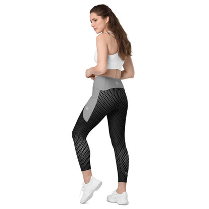 Vortex Grey Leggings with pockets