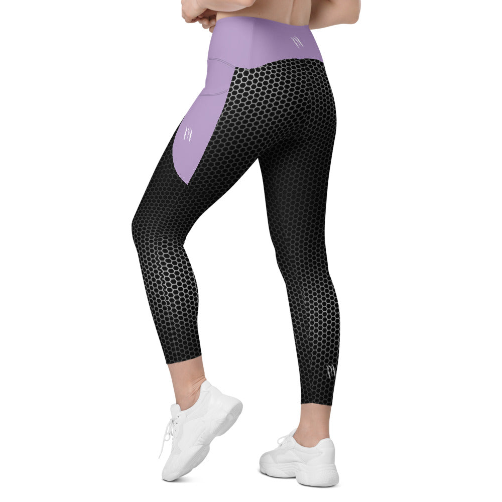 VORTEX Lavender Leggings with pockets