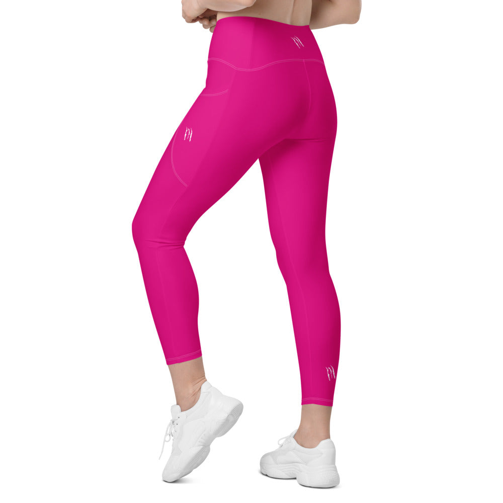 Scratch VIOLET PINK Leggings with pockets