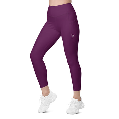 Scratch PURPLE Leggings with pockets