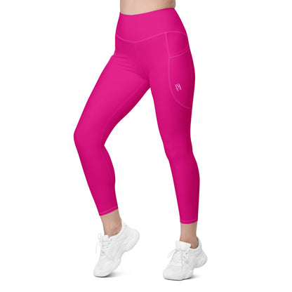 Scratch VIOLET PINK Leggings with pockets