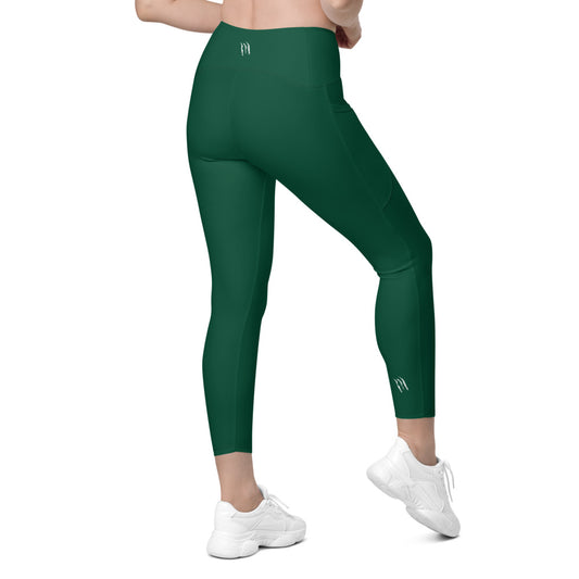 Scratch RACER GREEN Leggings with pockets