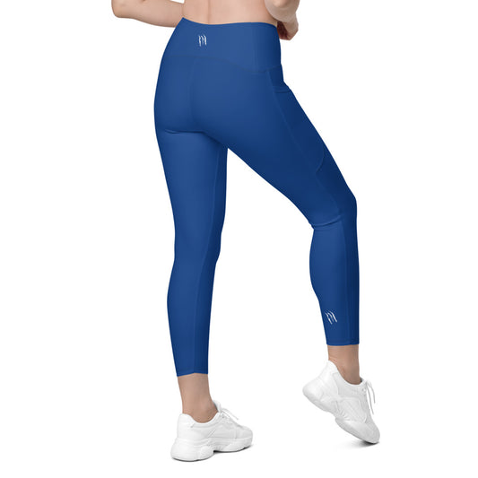 Scratch DEEP BLUE Leggings with pockets