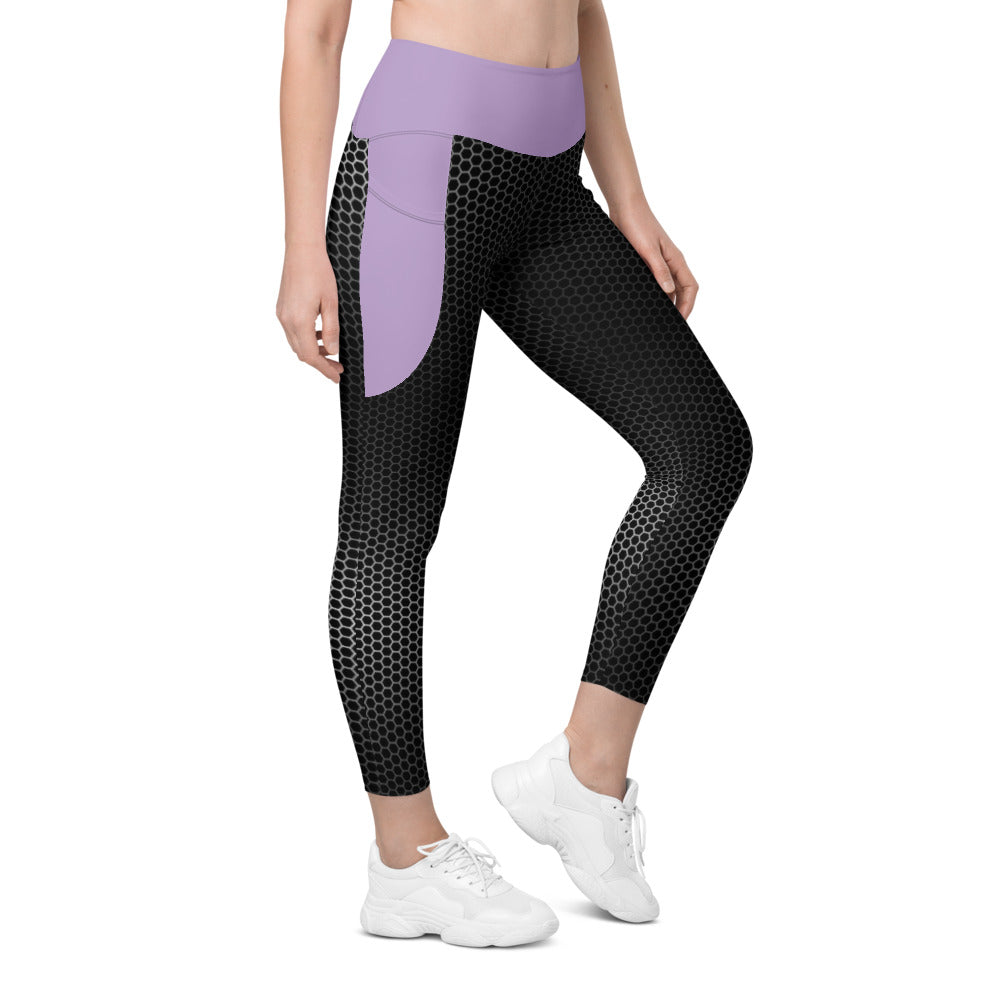 VORTEX Lavender Leggings with pockets