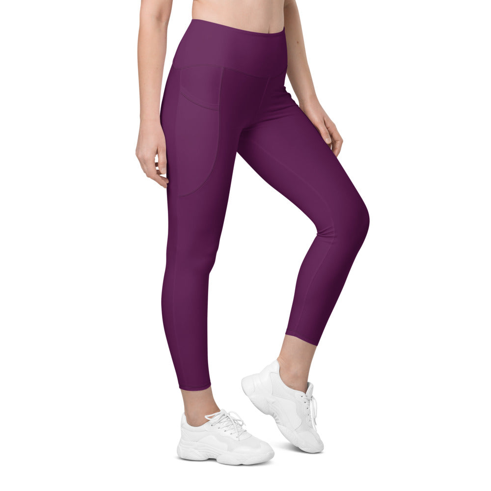 Scratch PURPLE Leggings with pockets