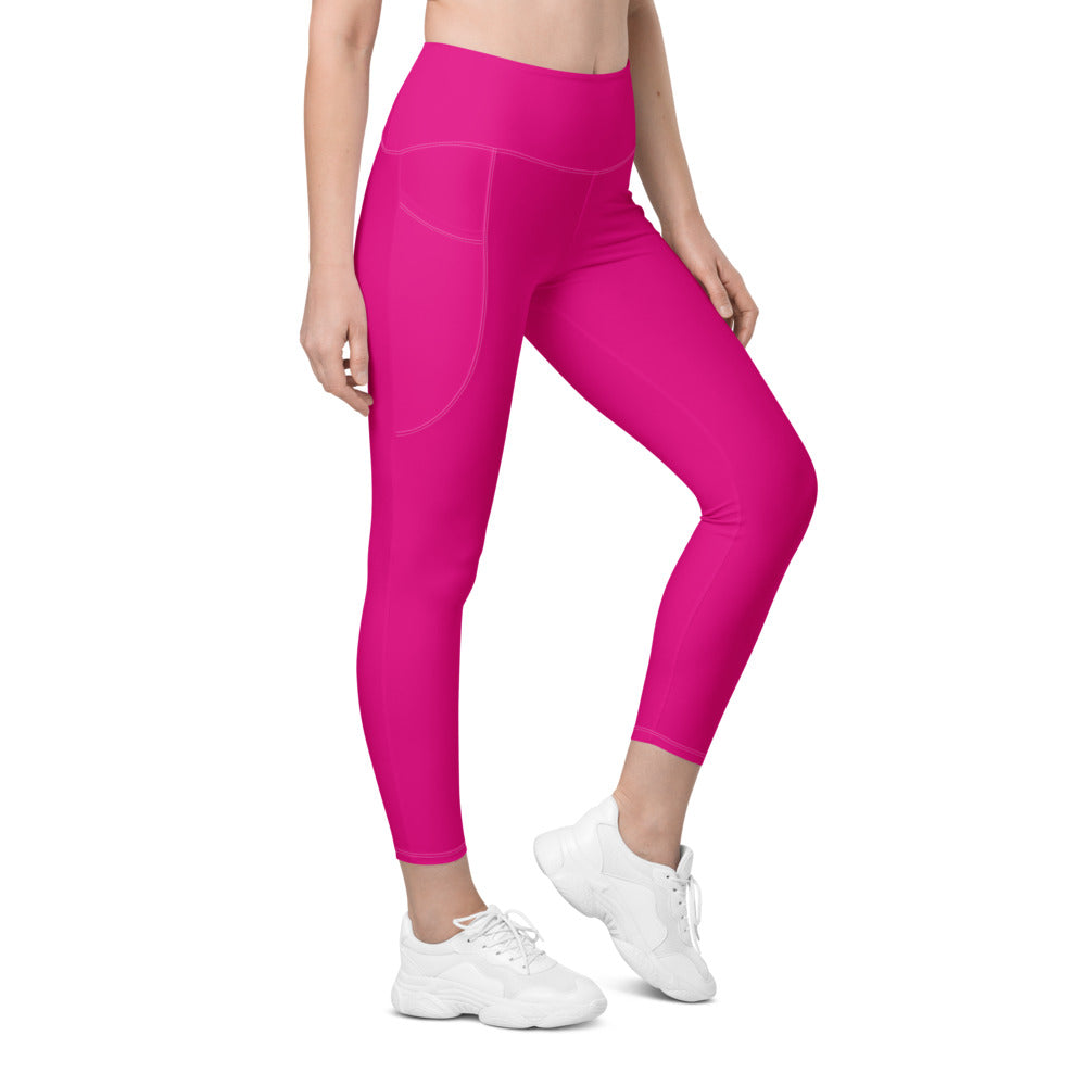 Scratch VIOLET PINK Leggings with pockets