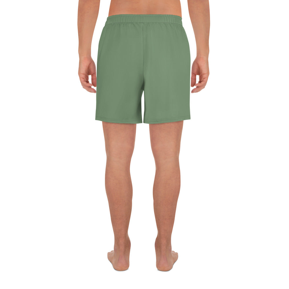 Serge Military green Men's Athletic Long Shorts