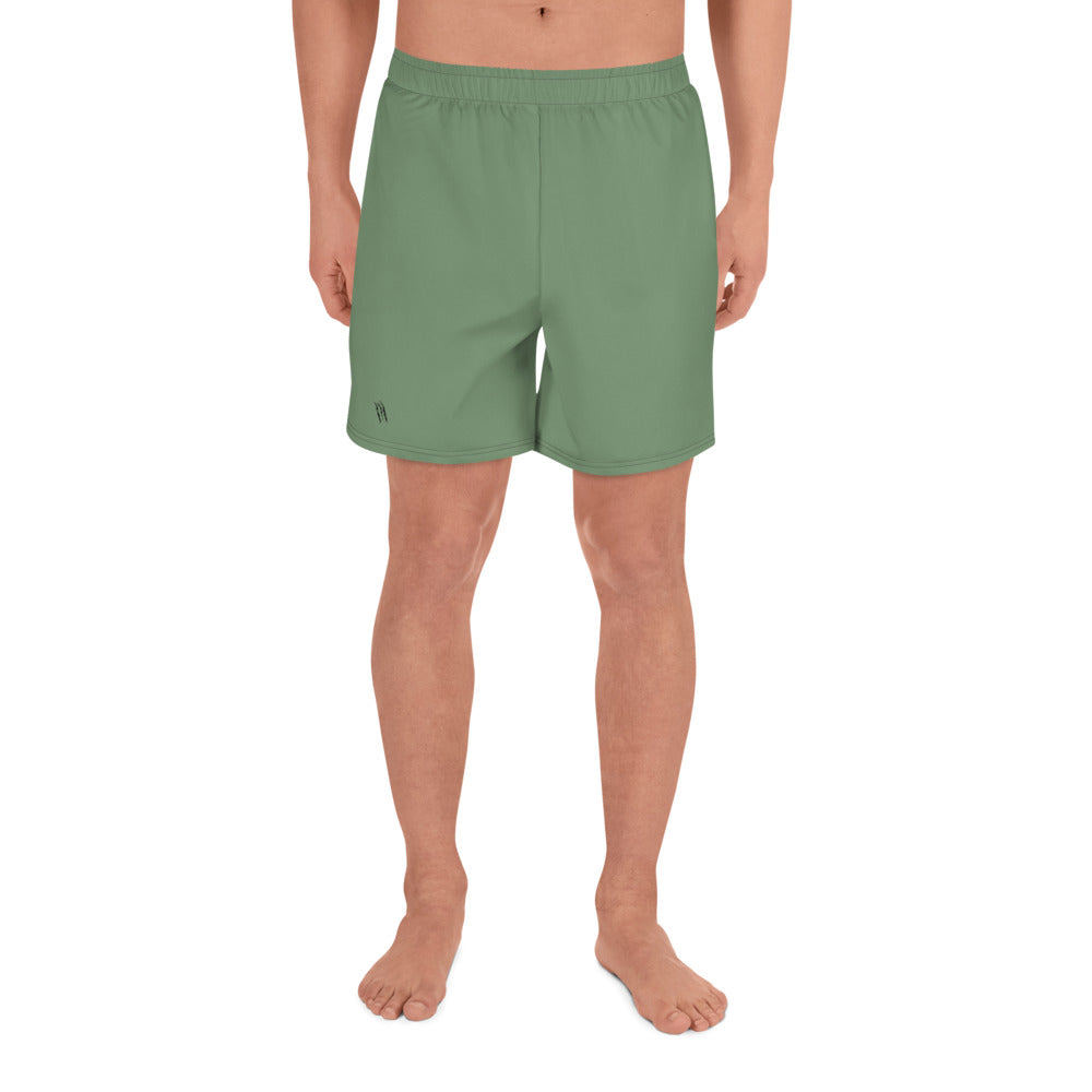 Serge Military green Men's Athletic Long Shorts