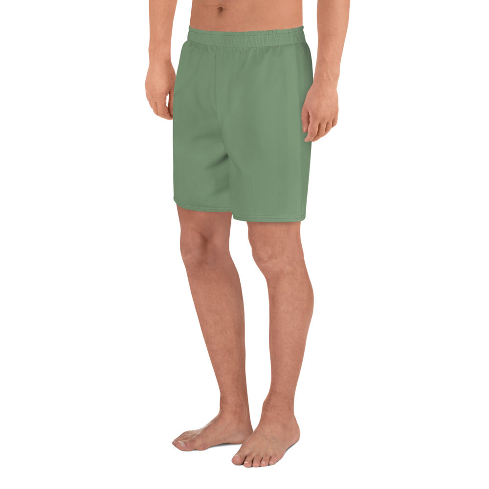 Serge Military green Men's Athletic Long Shorts