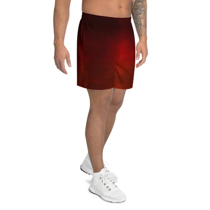 WORK AxB Red Men's Athletic Long Shorts