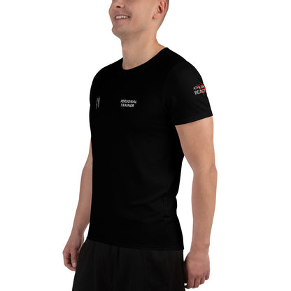 PERSONAL TRAINER Black Men's Athletic T-shirt