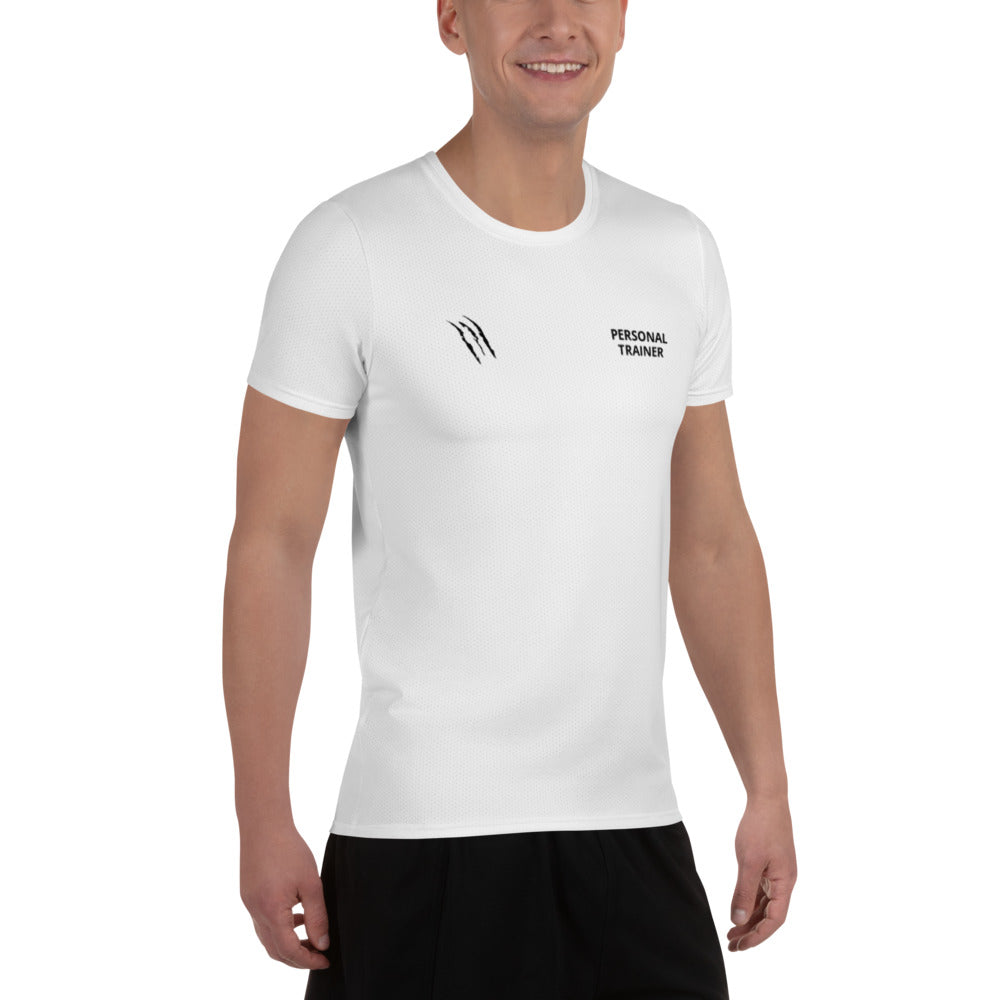 PERSONAL TRAINER White Men's Athletic T-shirt