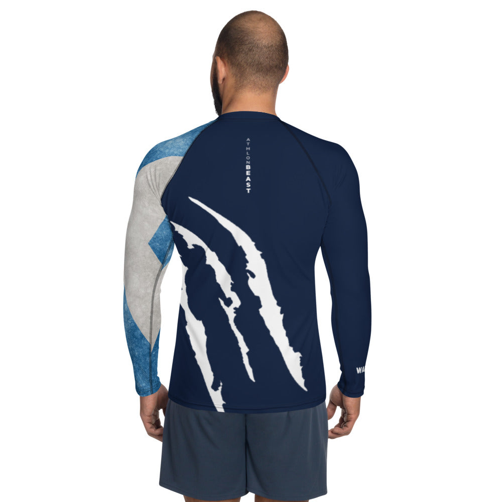 Scottish Warrior Navy Men's Rash Guard / Vest