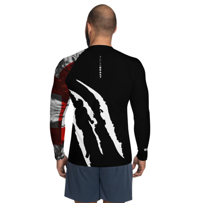 ENGLISH WARRIOR BLACK Men's Rash Guard/VEST