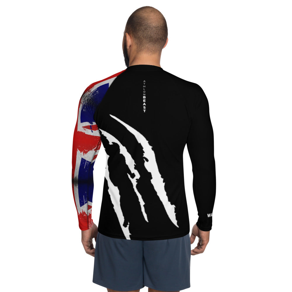 UK Warrior Black Men's Rash/Vest Guard