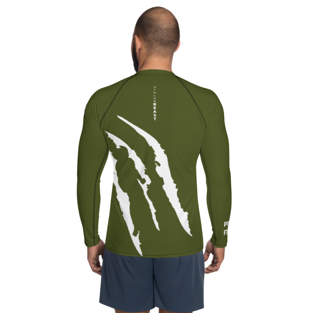 PRIZE FIGHT MILITARY GREEN Men's Rash Guard/ VEST